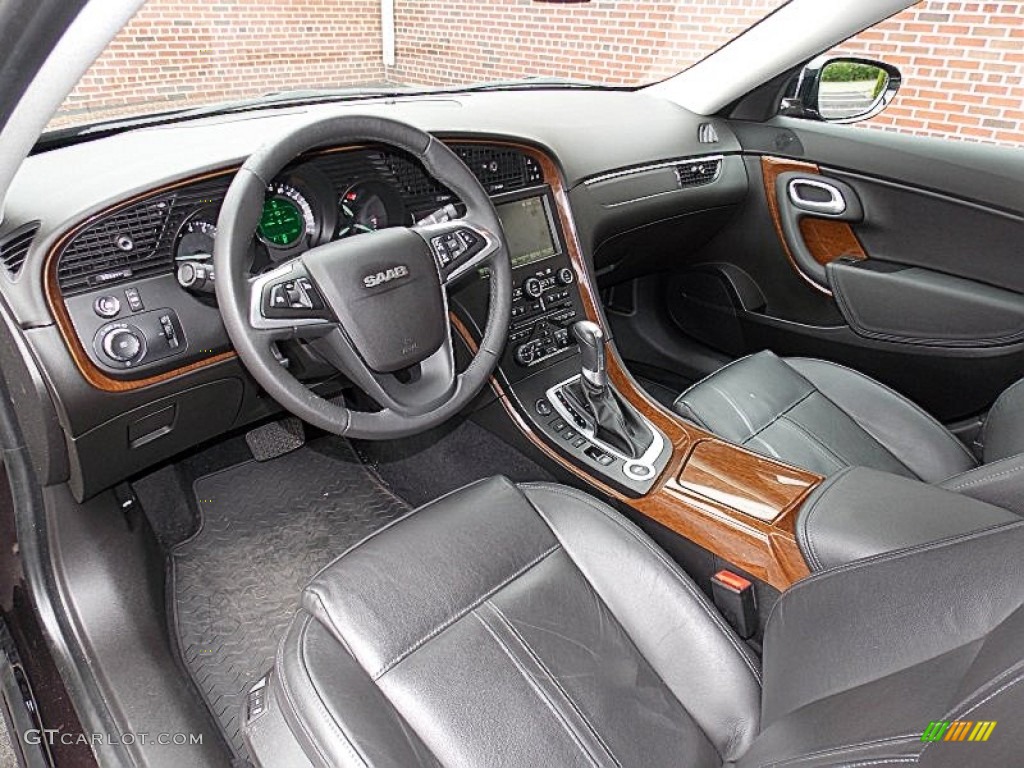 Jet Black Interior 2011 Saab 9-5 Turbo4 Premium Sedan Photo #81232694