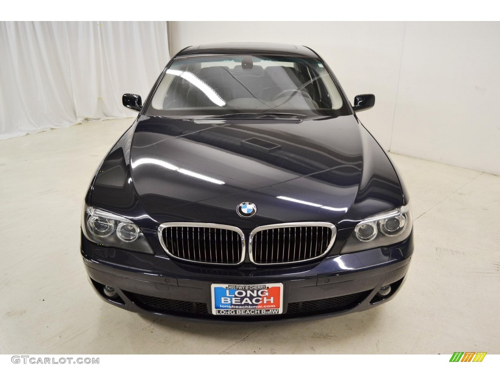 2006 7 Series 750i Sedan - Monaco Blue Metallic / Black/Black photo #4