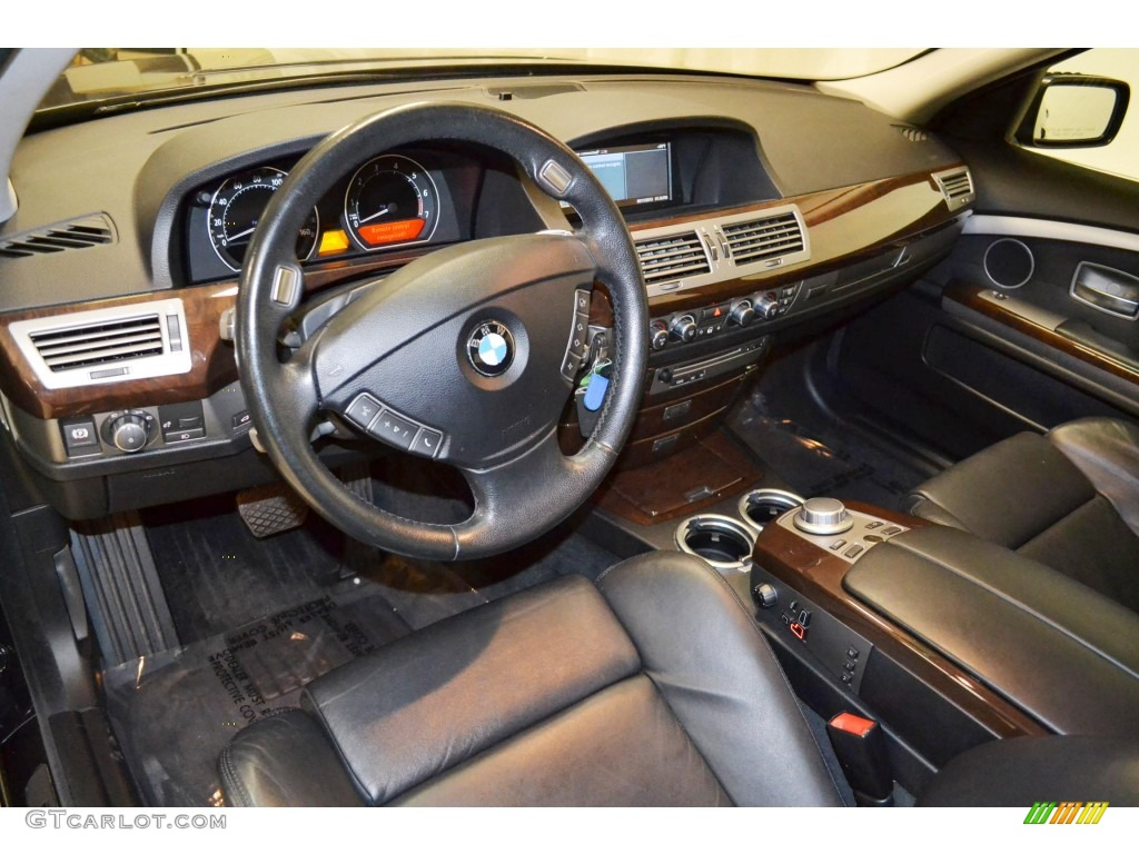 2006 7 Series 750i Sedan - Monaco Blue Metallic / Black/Black photo #8
