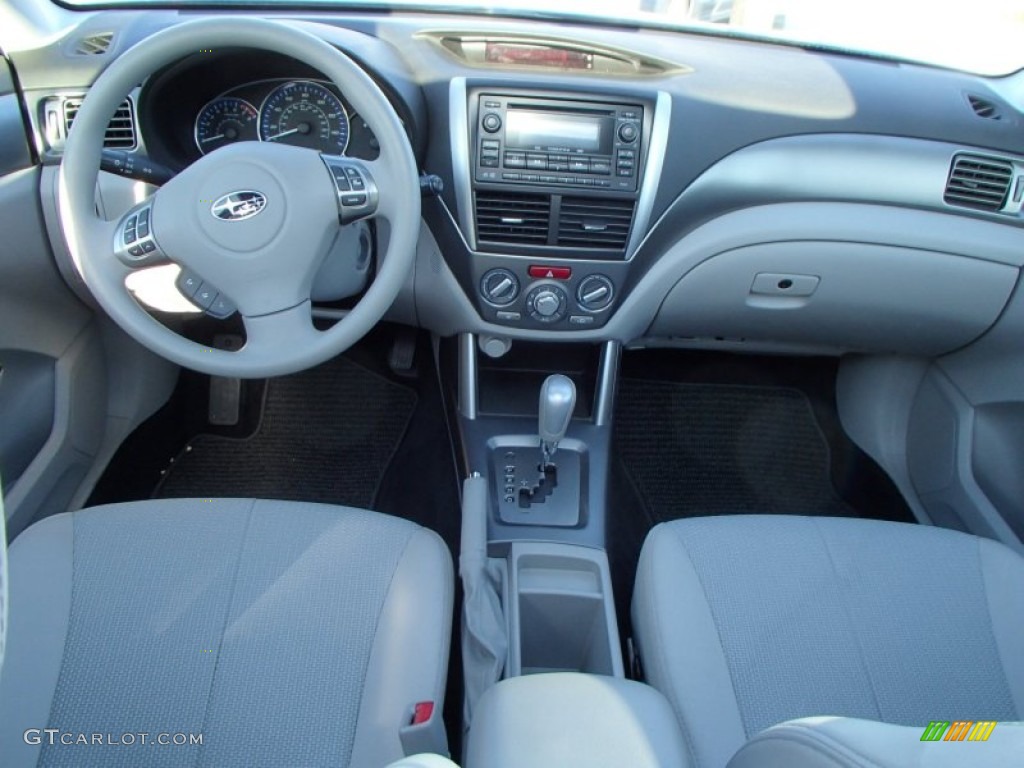 2012 Forester 2.5 X Premium - Ice Blue Metallic / Platinum photo #11