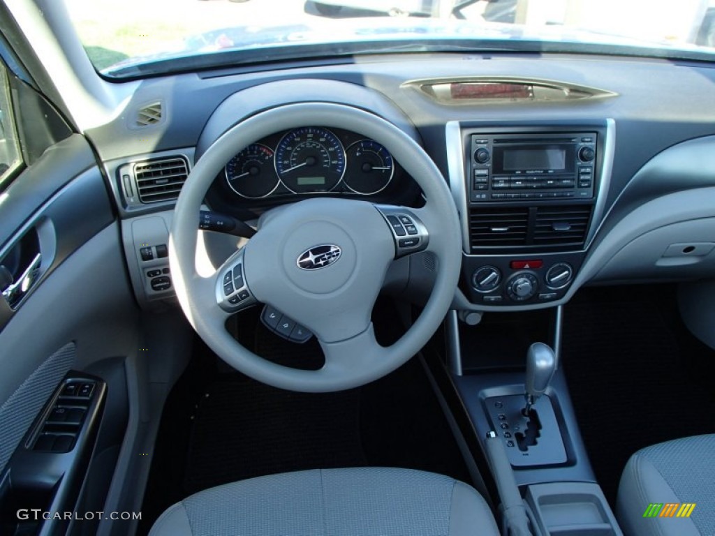 2012 Forester 2.5 X Premium - Ice Blue Metallic / Platinum photo #12