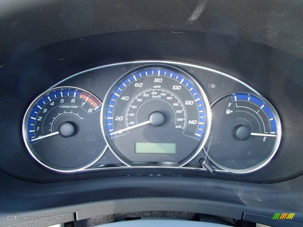 2012 Forester 2.5 X Premium - Ice Blue Metallic / Platinum photo #13