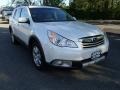 2011 Satin White Pearl Subaru Outback 3.6R Limited Wagon  photo #3