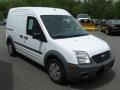 Frozen White 2010 Ford Transit Connect XL Cargo Van Exterior