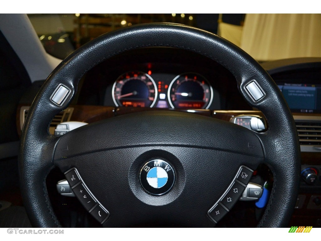 2006 7 Series 750i Sedan - Monaco Blue Metallic / Black/Black photo #21