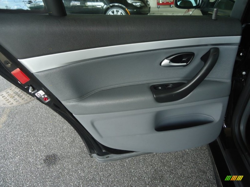 2006 Saab 9-3 Aero Sport Sedan Slate Gray Door Panel Photo #81234229
