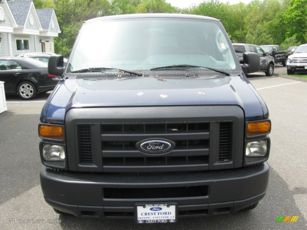 2013 E Series Van E350 XL Passenger - Dark Blue Pearl / Medium Flint photo #2