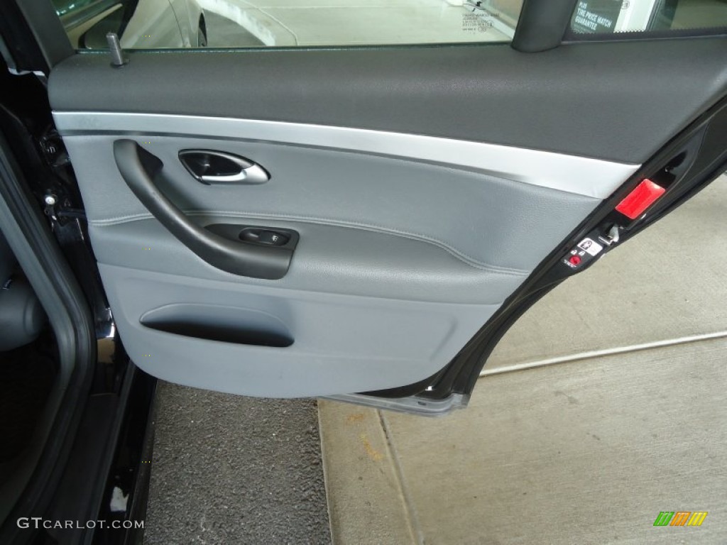 2006 Saab 9-3 Aero Sport Sedan Slate Gray Door Panel Photo #81234412