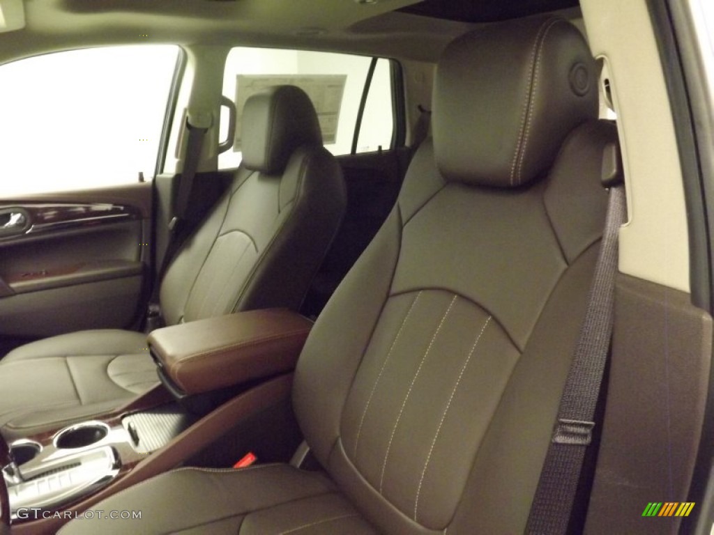 2013 Enclave Leather - Champagne Silver Metallic / Cocoa Leather photo #12