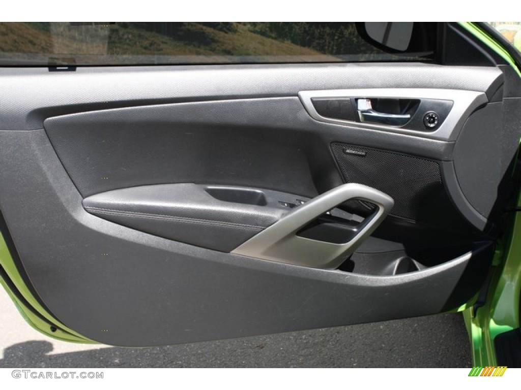 2012 Hyundai Veloster Standard Veloster Model Black Door Panel Photo #81235279