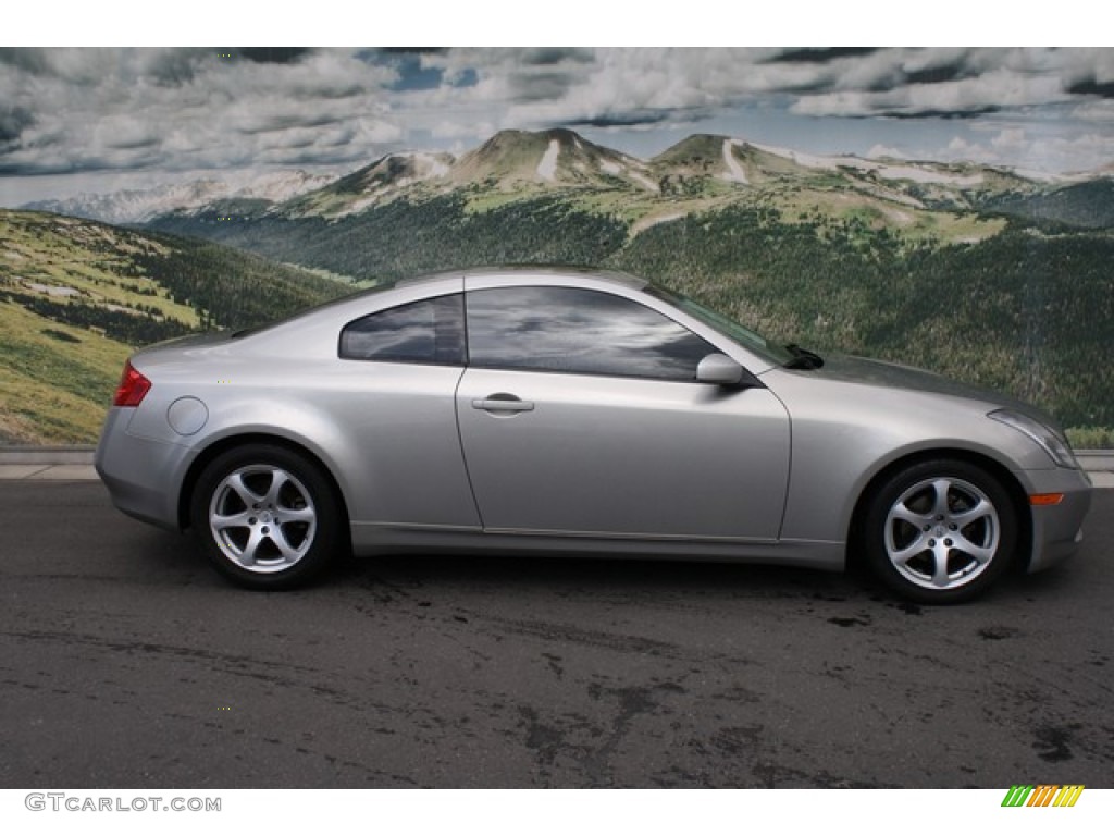 Brilliant Silver Metallic 2004 Infiniti G 35 Coupe Exterior Photo #81237721