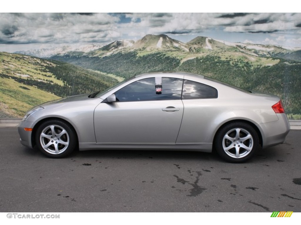 Brilliant Silver Metallic 2004 Infiniti G 35 Coupe Exterior Photo #81237808