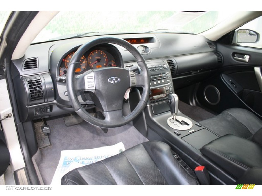 Graphite Interior 2004 Infiniti G 35 Coupe Photo #81237882