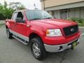 2006 Bright Red Ford F150 XLT SuperCab 4x4  photo #12