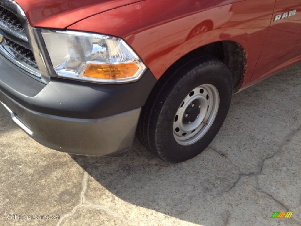 2009 Ram 1500 ST Quad Cab - Sunburst Orange Pearl / Dark Slate/Medium Graystone photo #2