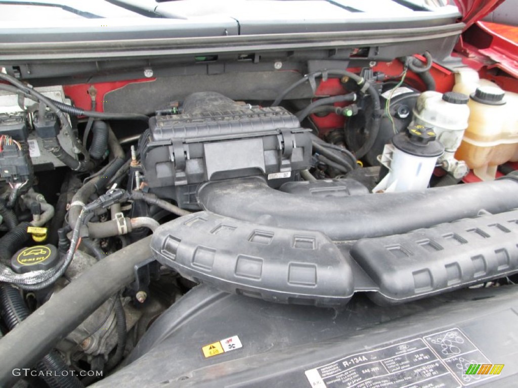 2006 F150 XLT SuperCab 4x4 - Bright Red / Medium/Dark Flint photo #28