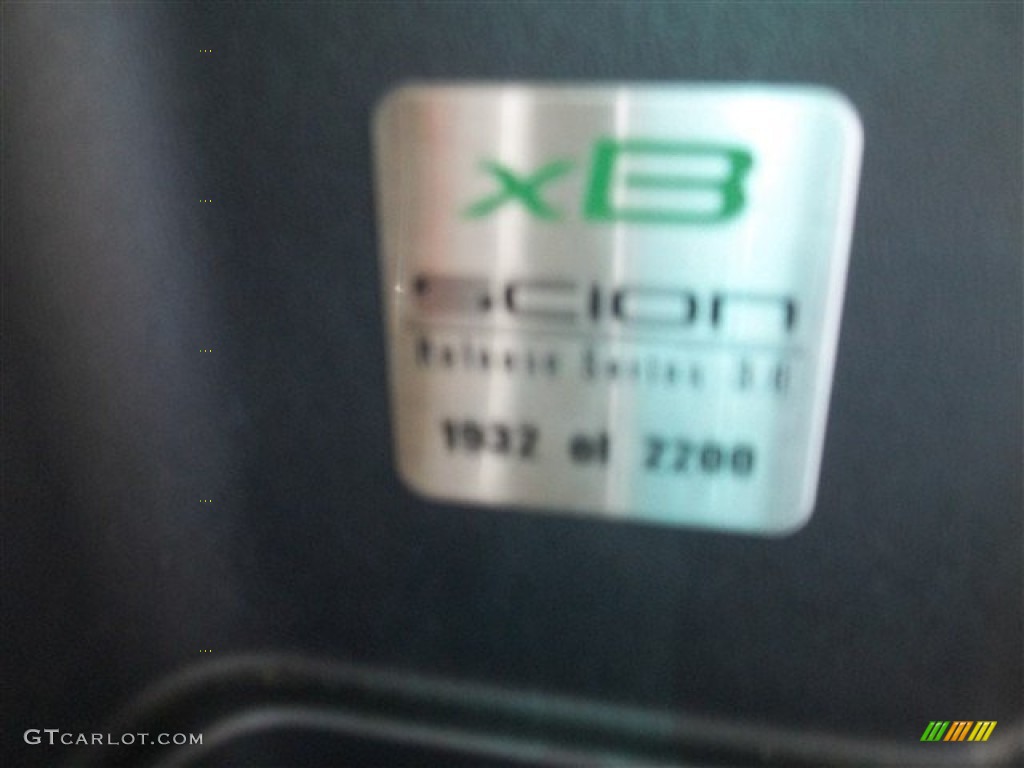 2006 Scion xB Release Series 3.0 Marks and Logos Photos