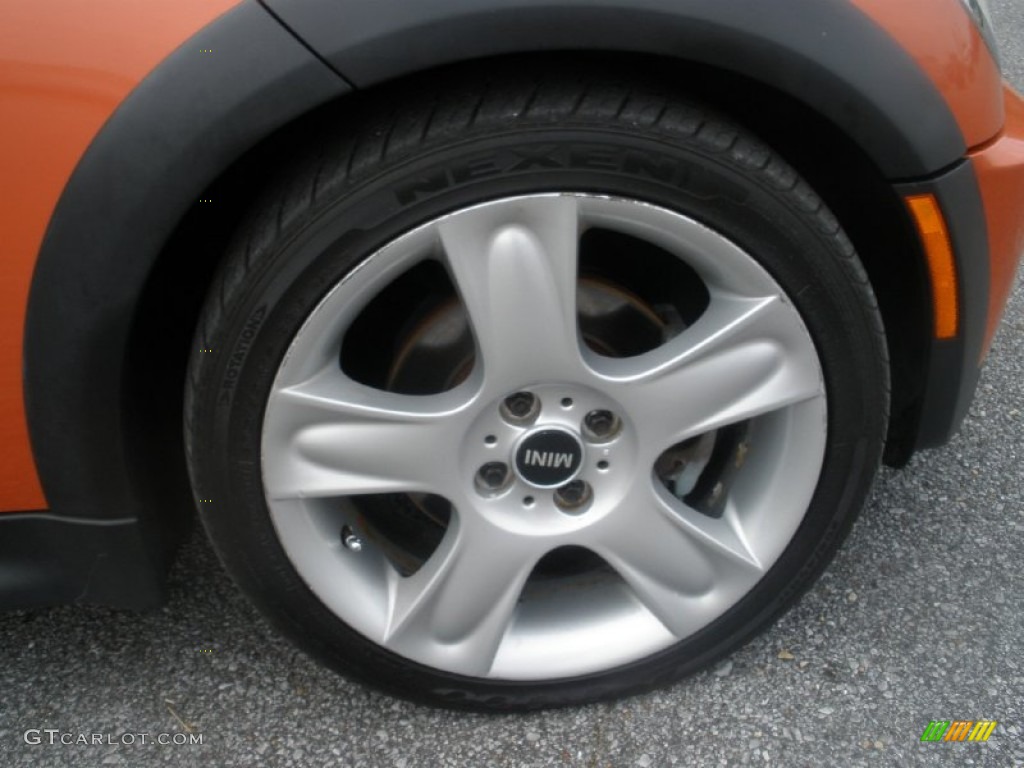 2006 Cooper S Convertible - Hot Orange Metallic / Black/Panther Black photo #14