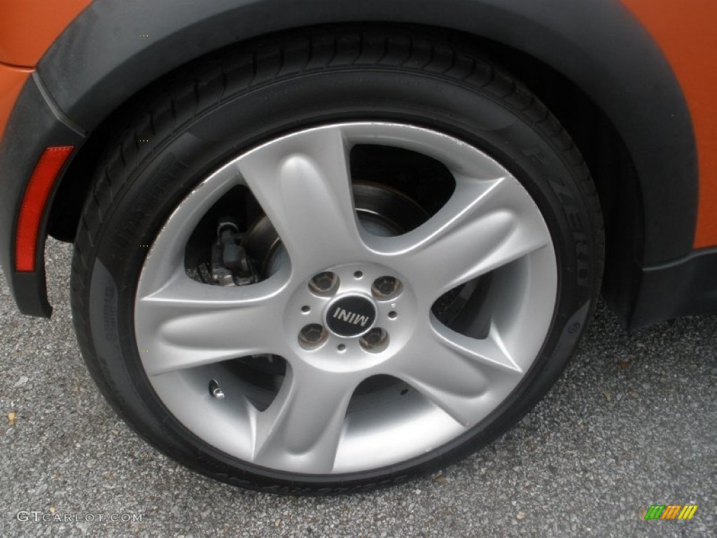 2006 Cooper S Convertible - Hot Orange Metallic / Black/Panther Black photo #15