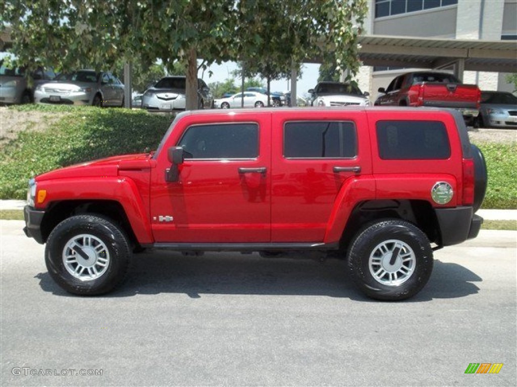 Victory Red 2006 Hummer H3 Standard H3 Model Exterior Photo #81239751