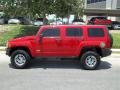 Victory Red 2006 Hummer H3 Standard H3 Model Exterior