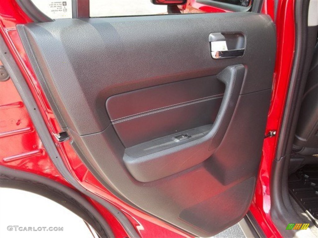 2006 Hummer H3 Standard H3 Model Ebony Black Door Panel Photo #81240130