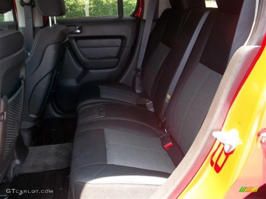 Ebony Black Interior 2006 Hummer H3 Standard H3 Model Photo #81240148