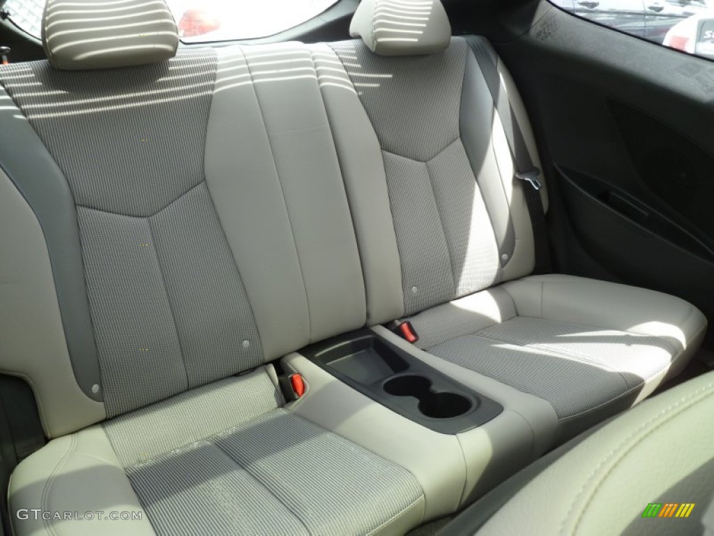 Gray Interior 2012 Hyundai Veloster Standard Veloster Model Photo #81241400