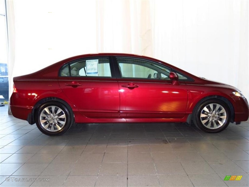 Tango Red Pearl 2010 Honda Civic EX Sedan Exterior Photo #81242523