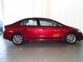 Tango Red Pearl 2010 Honda Civic EX Sedan Exterior