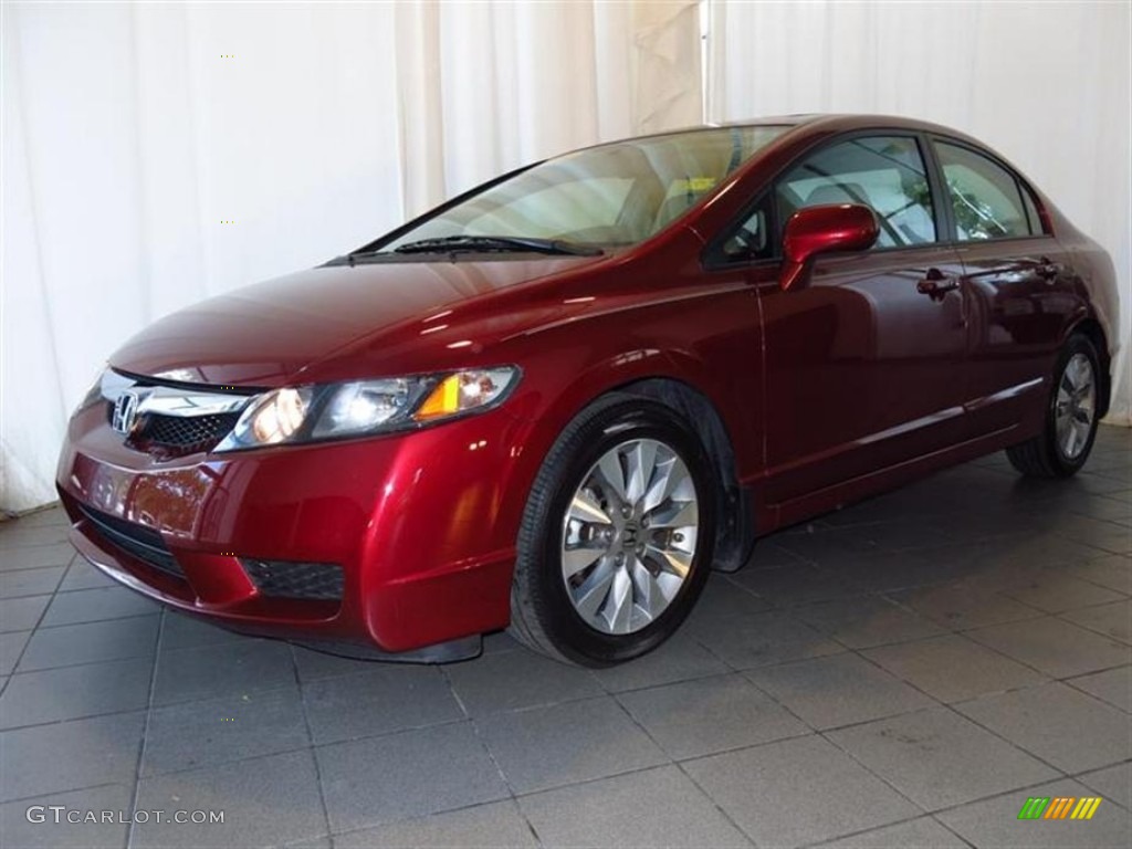 Tango Red Pearl 2010 Honda Civic EX Sedan Exterior Photo #81242605