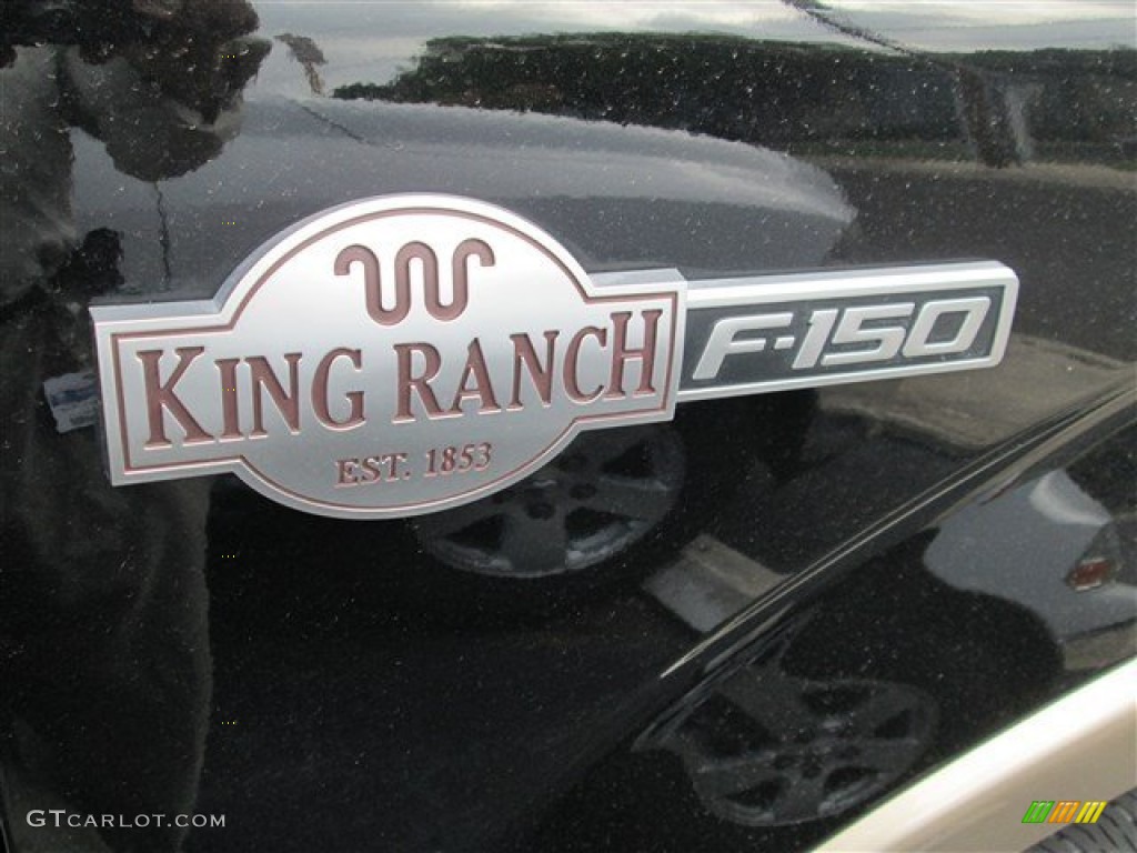 2011 F150 King Ranch SuperCrew - Ebony Black / Chaparral Leather photo #2