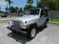 2005 Bright Silver Metallic Jeep Wrangler X 4x4  photo #7