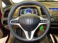 2010 Honda Civic Beige Interior Steering Wheel Photo
