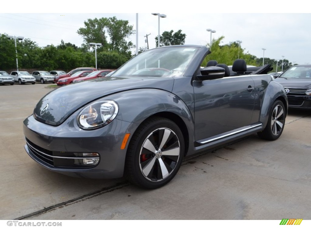 Platinum Gray Metallic 2013 Volkswagen Beetle Turbo Convertible Exterior Photo #81244116