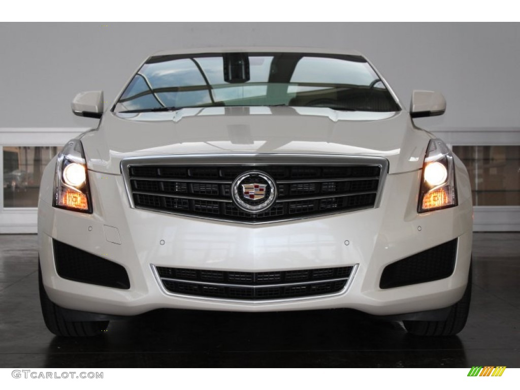 White Diamond Tricoat 2013 Cadillac ATS 2.0L Turbo Luxury Exterior Photo #81244635