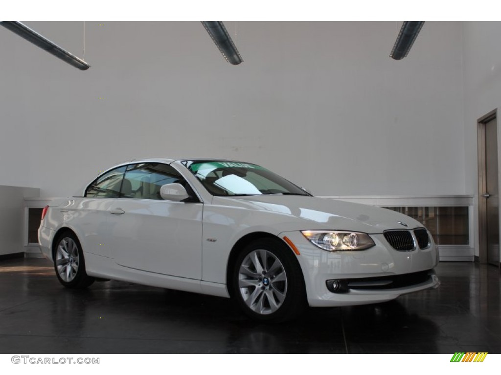 2013 3 Series 328i Convertible - Alpine White / Cream Beige photo #1