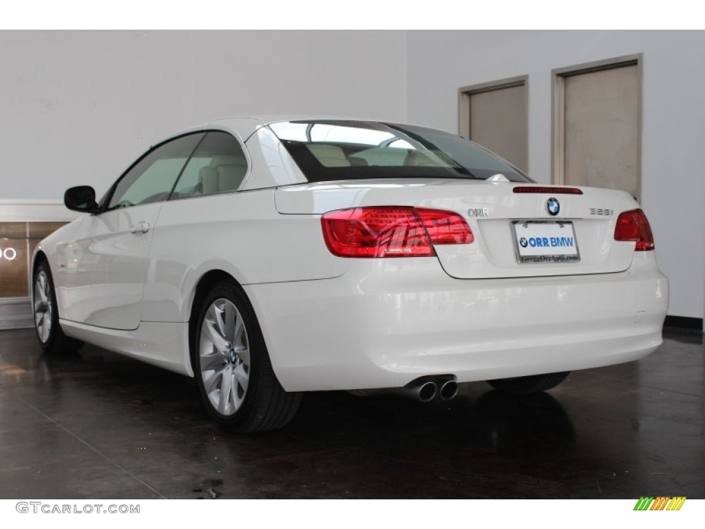 2013 3 Series 328i Convertible - Alpine White / Cream Beige photo #4