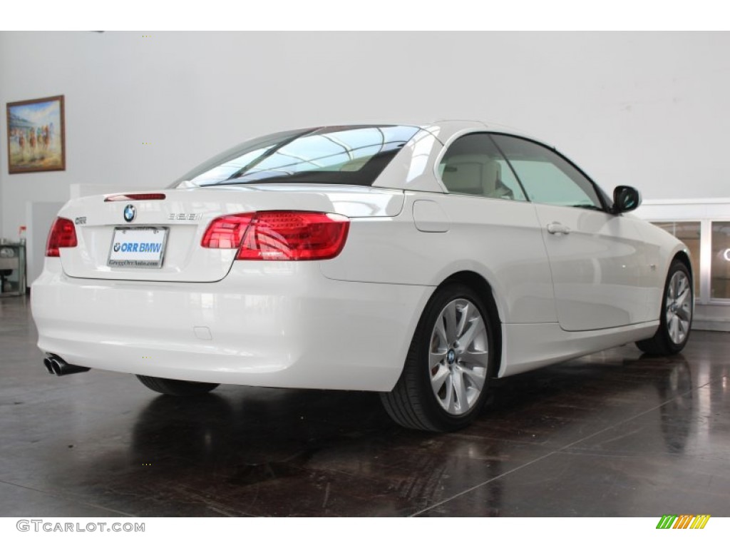 2013 3 Series 328i Convertible - Alpine White / Cream Beige photo #5