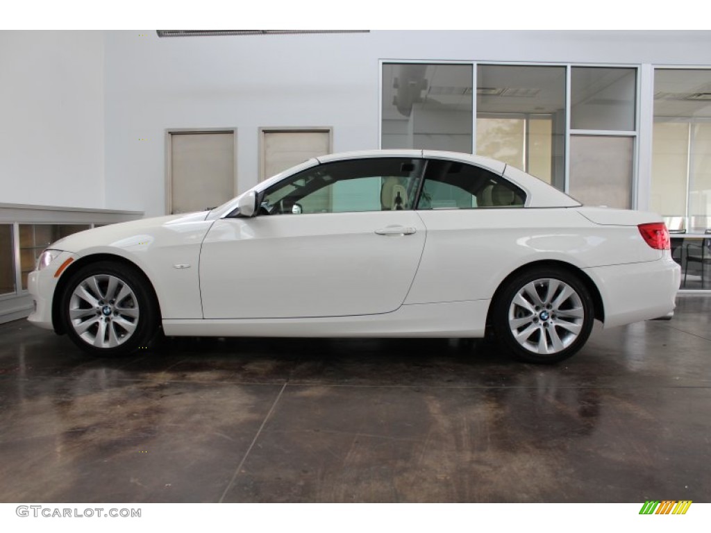 2013 3 Series 328i Convertible - Alpine White / Cream Beige photo #6