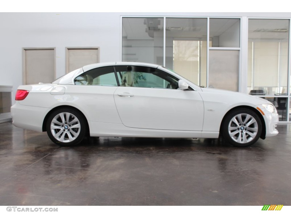 2013 3 Series 328i Convertible - Alpine White / Cream Beige photo #7