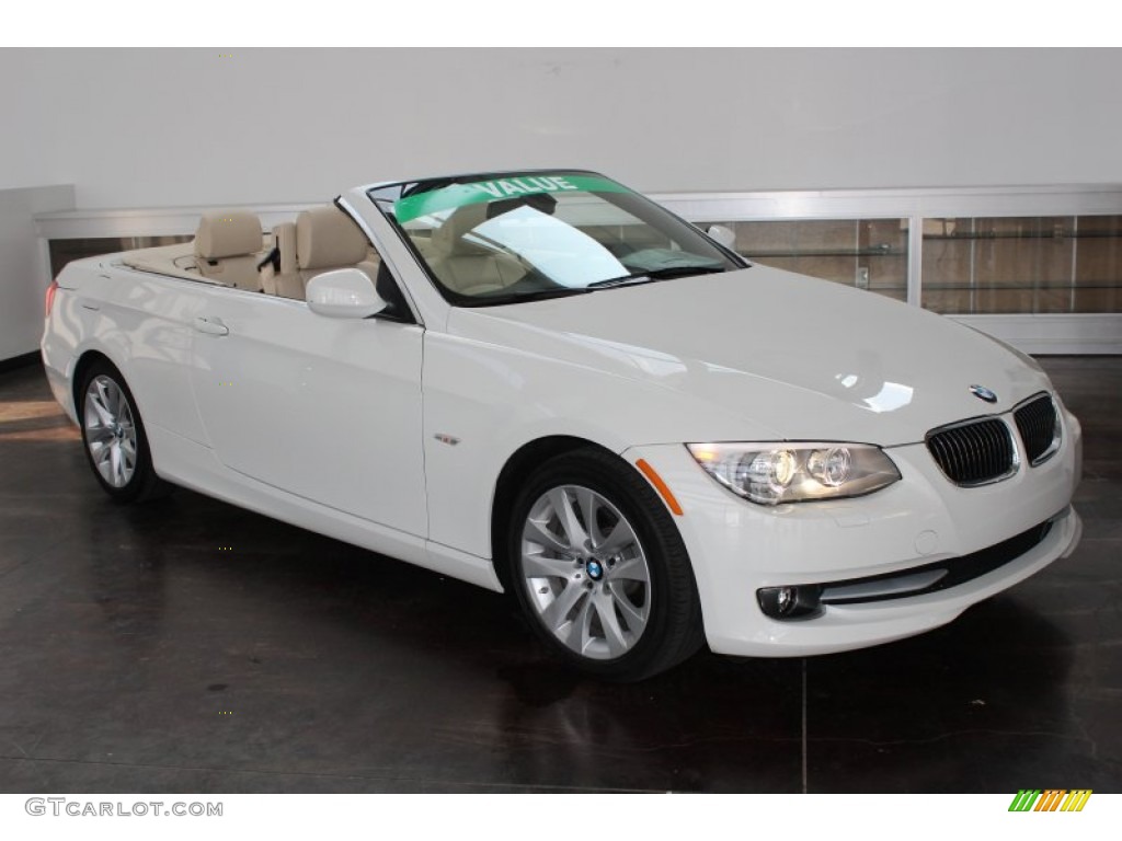 2013 3 Series 328i Convertible - Alpine White / Cream Beige photo #10