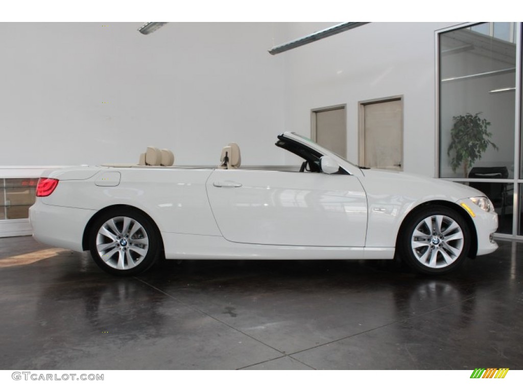2013 3 Series 328i Convertible - Alpine White / Cream Beige photo #11