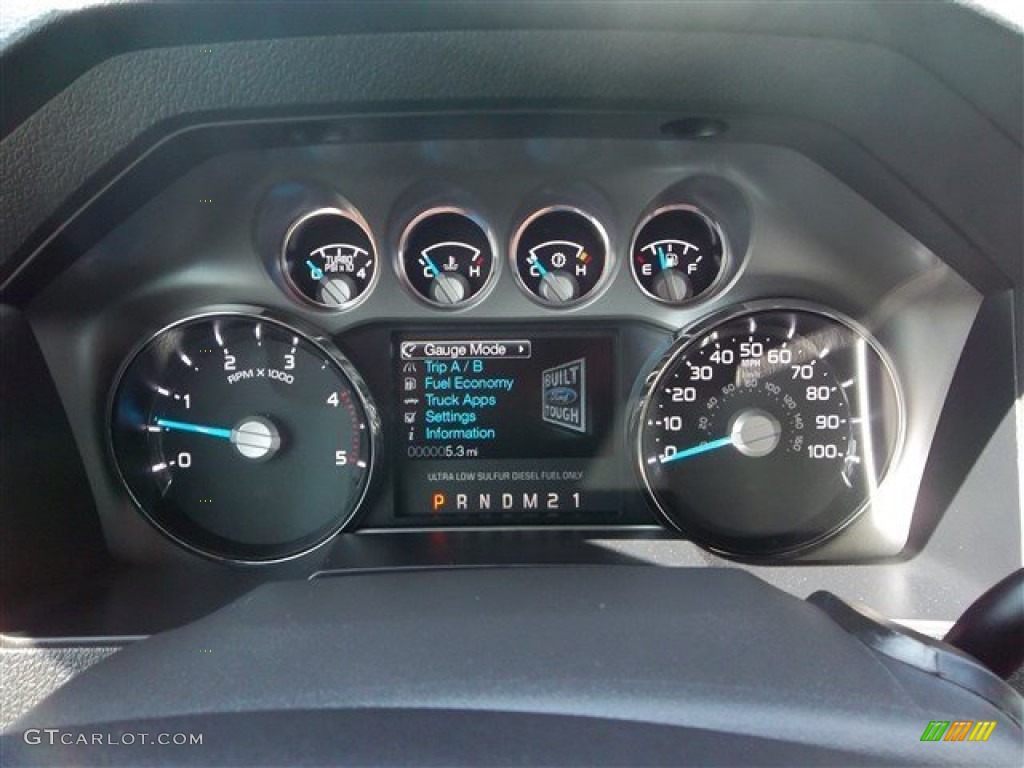 2013 Ford F250 Super Duty Platinum Crew Cab 4x4 Gauges Photo #81247273