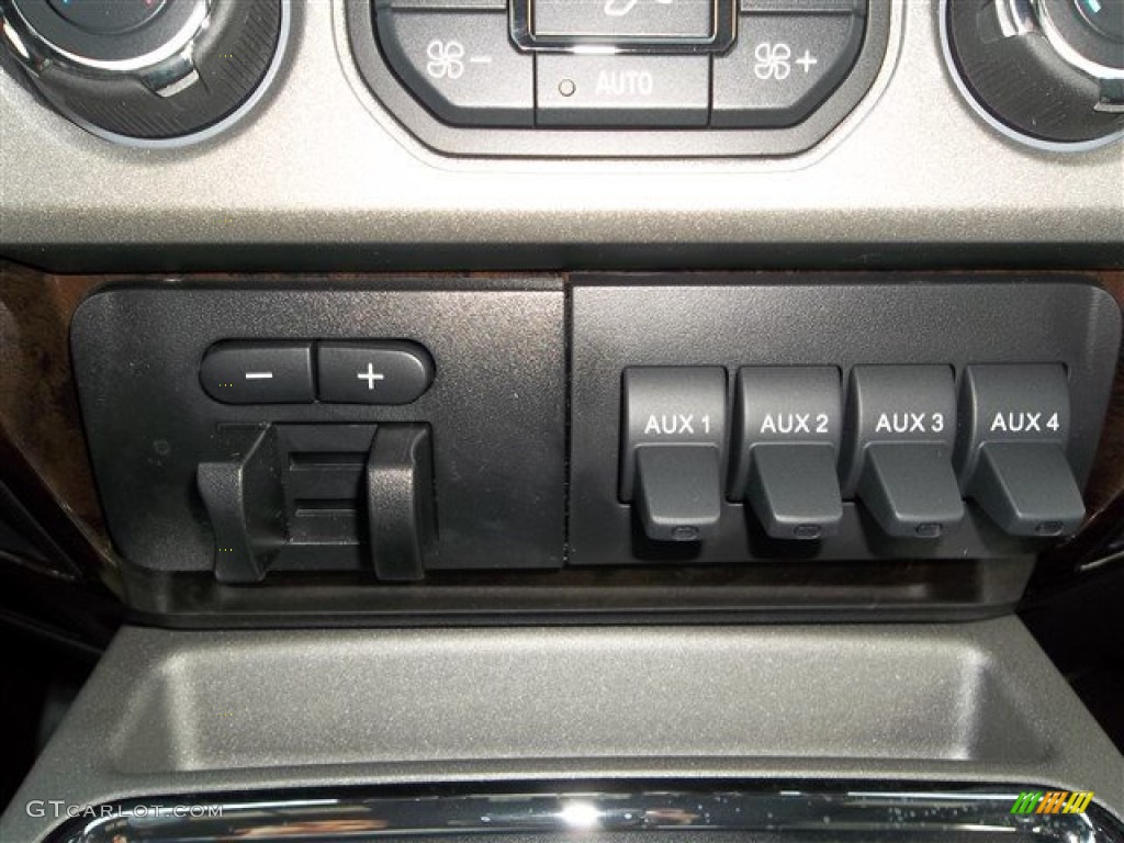 2013 F250 Super Duty Platinum Crew Cab 4x4 - Ruby Red Metallic / Black photo #62