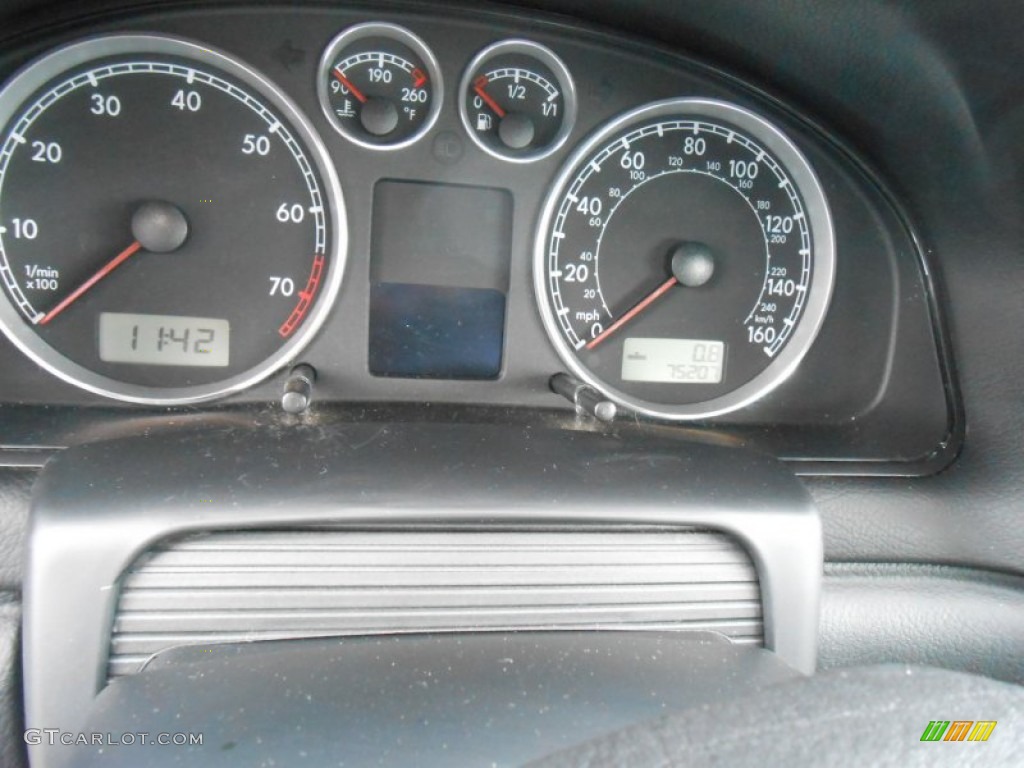 2004 Volkswagen Passat GL Wagon Gauges Photo #81247471