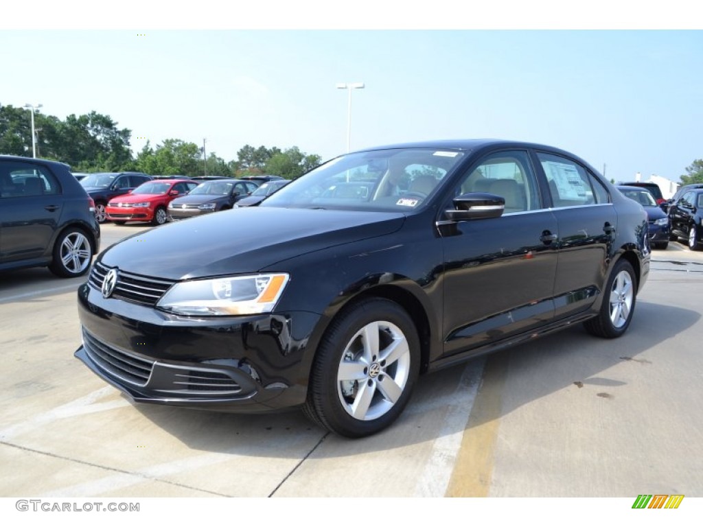 Black Uni 2013 Volkswagen Jetta TDI Sedan Exterior Photo #81247598