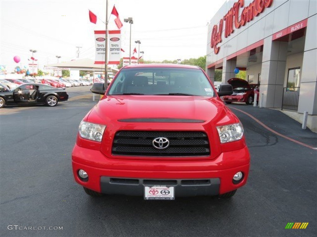 2008 Tundra SR5 Double Cab - Salsa Red Pearl / Graphite Gray photo #2