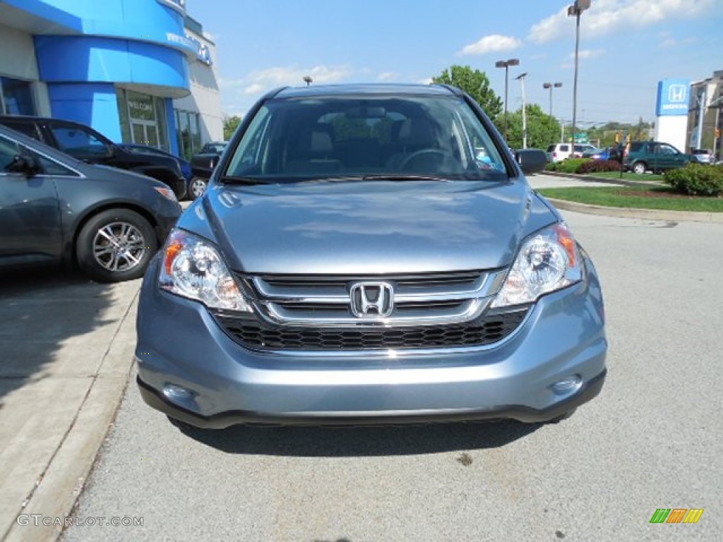 2011 CR-V EX 4WD - Glacier Blue Metallic / Gray photo #6