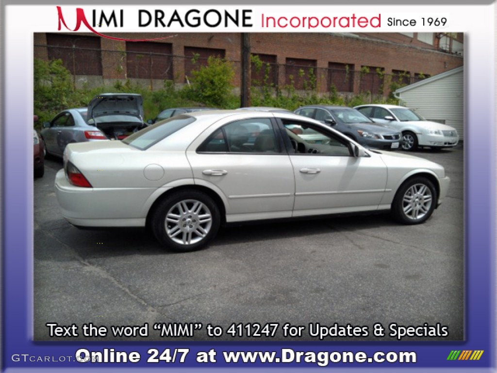 2005 LS V8 - Ceramic White Pearlescent / Camel photo #4